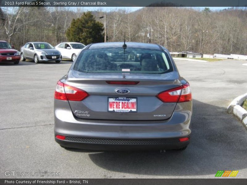 Sterling Gray / Charcoal Black 2013 Ford Focus S Sedan