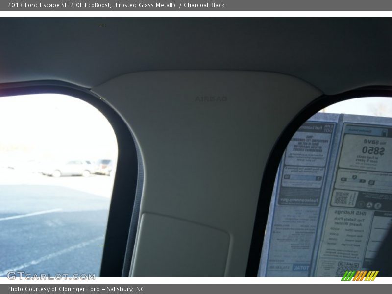 Frosted Glass Metallic / Charcoal Black 2013 Ford Escape SE 2.0L EcoBoost