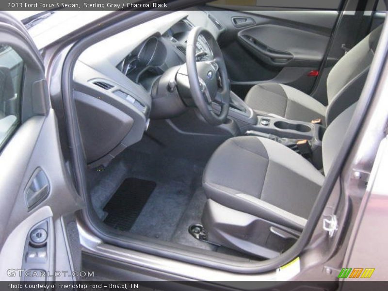 Sterling Gray / Charcoal Black 2013 Ford Focus S Sedan