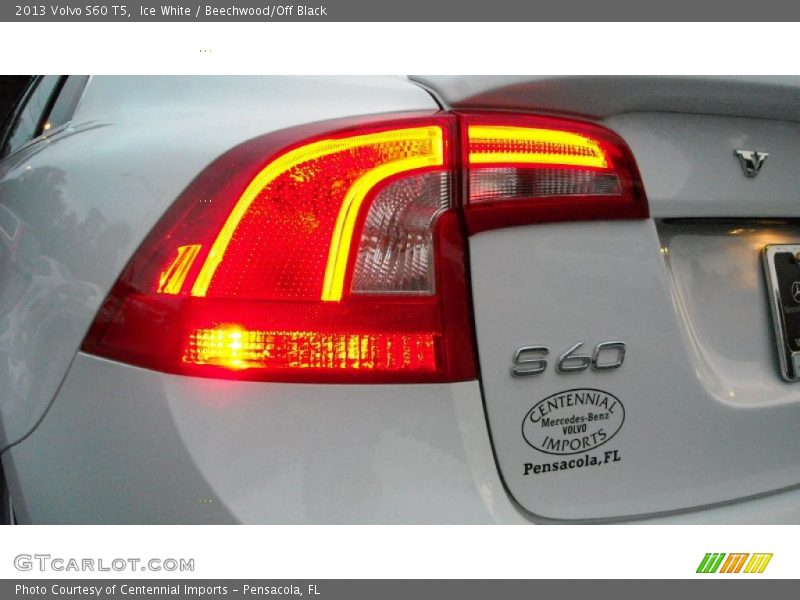 Ice White / Beechwood/Off Black 2013 Volvo S60 T5