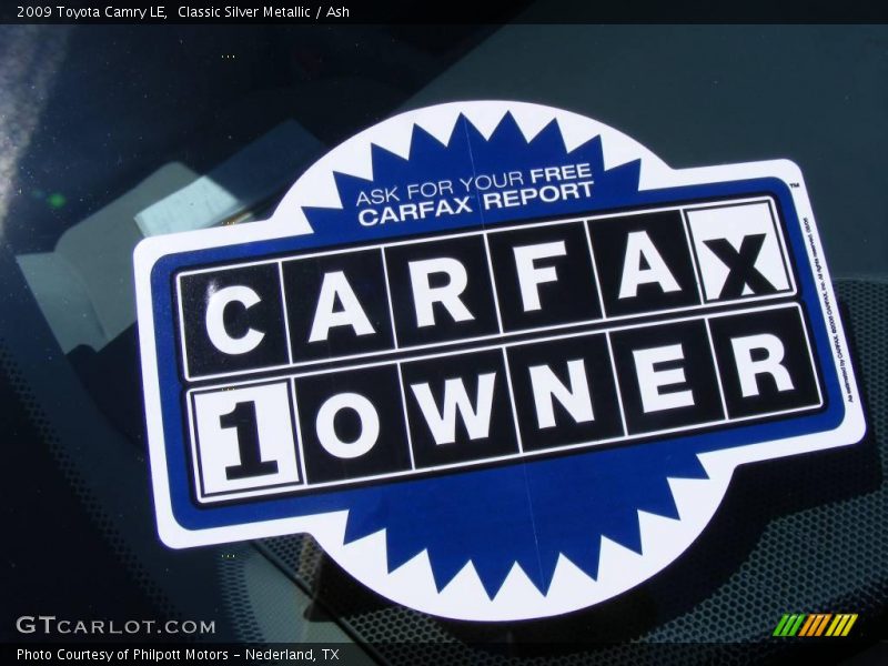 Classic Silver Metallic / Ash 2009 Toyota Camry LE