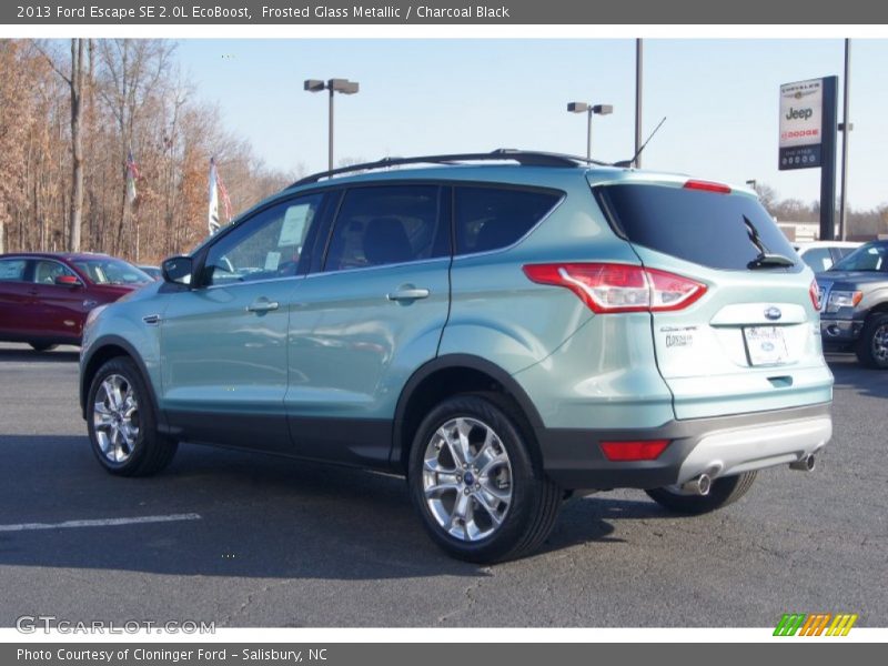 Frosted Glass Metallic / Charcoal Black 2013 Ford Escape SE 2.0L EcoBoost