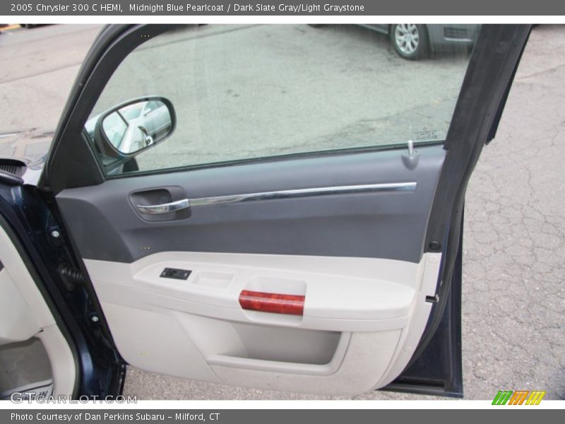 Midnight Blue Pearlcoat / Dark Slate Gray/Light Graystone 2005 Chrysler 300 C HEMI