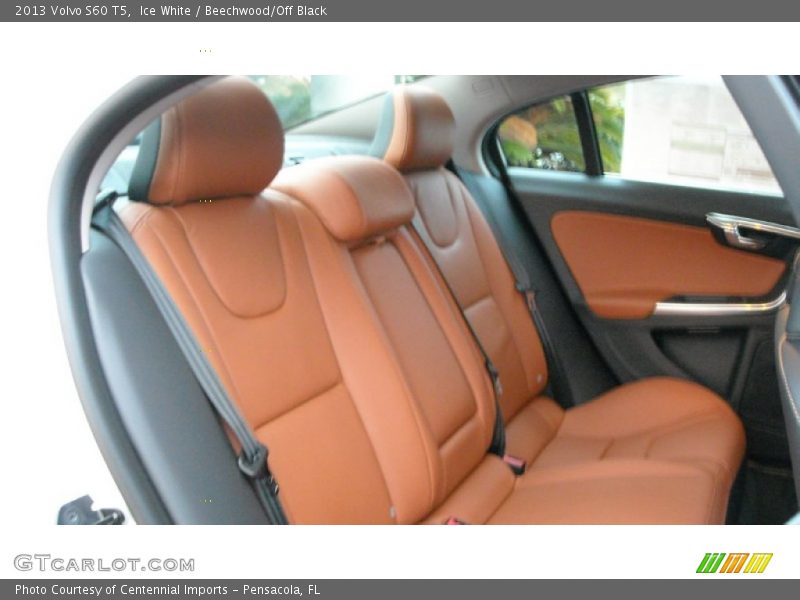 Ice White / Beechwood/Off Black 2013 Volvo S60 T5