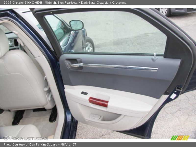 Midnight Blue Pearlcoat / Dark Slate Gray/Light Graystone 2005 Chrysler 300 C HEMI