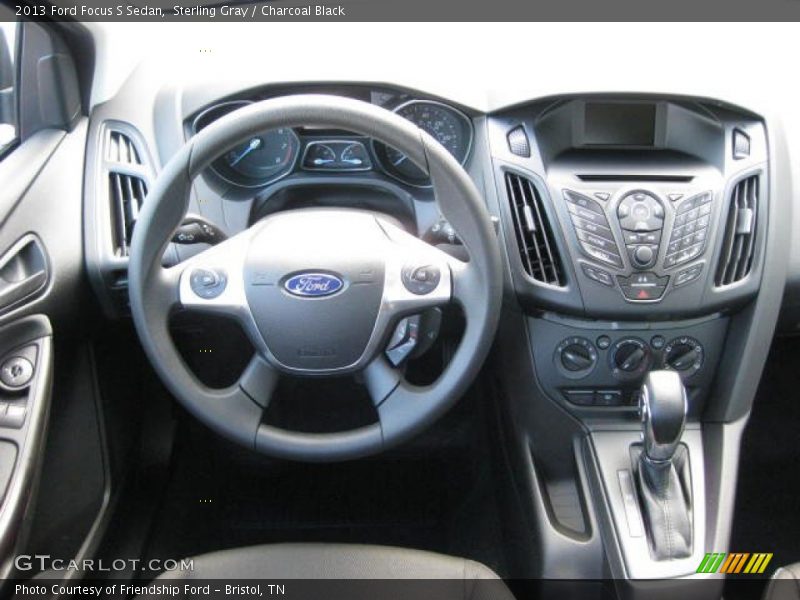 Sterling Gray / Charcoal Black 2013 Ford Focus S Sedan