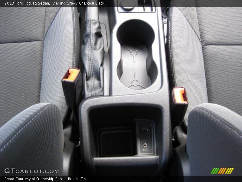 Sterling Gray / Charcoal Black 2013 Ford Focus S Sedan