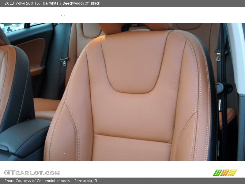 Ice White / Beechwood/Off Black 2013 Volvo S60 T5