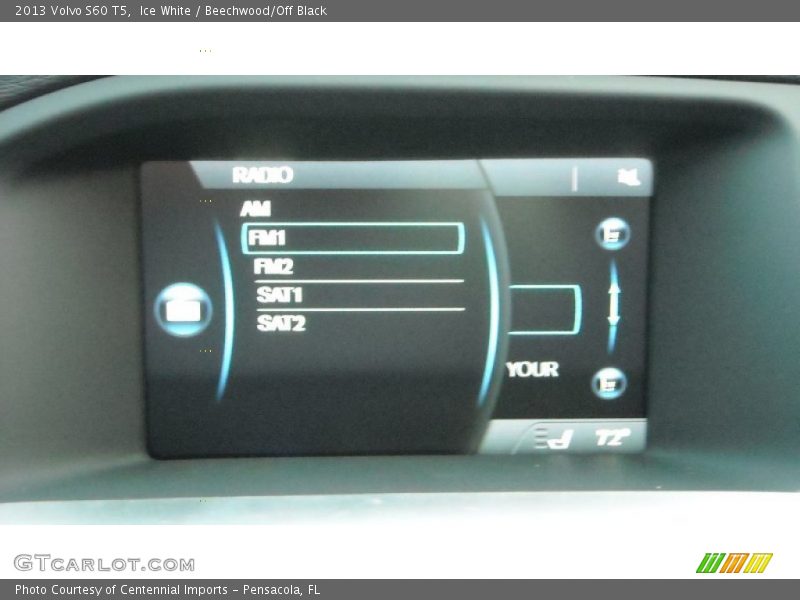 Ice White / Beechwood/Off Black 2013 Volvo S60 T5