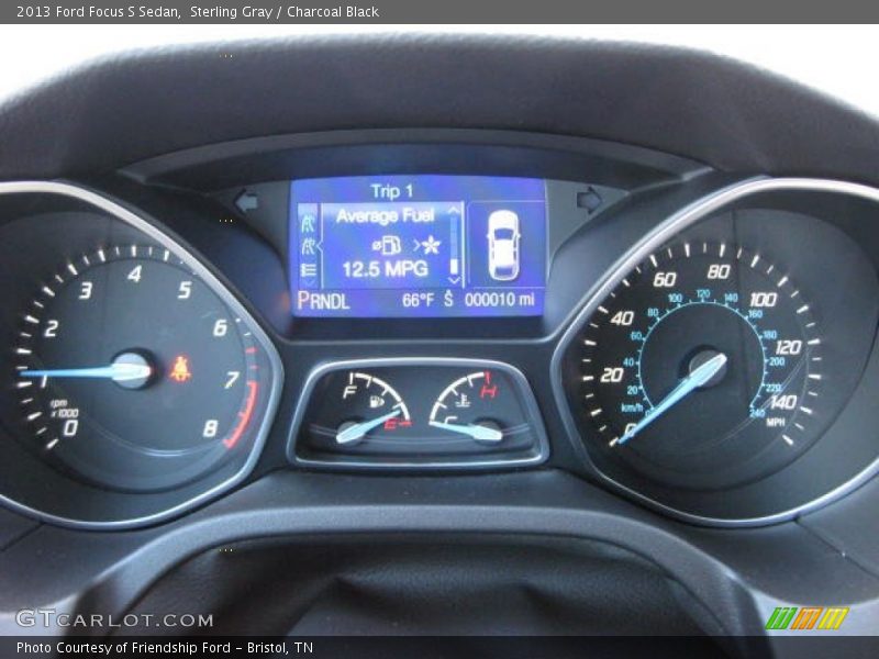 Sterling Gray / Charcoal Black 2013 Ford Focus S Sedan