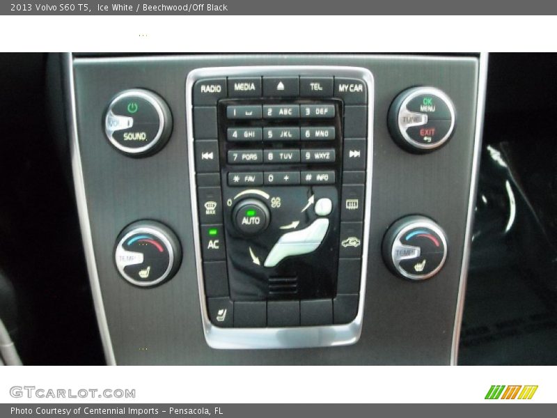 Ice White / Beechwood/Off Black 2013 Volvo S60 T5
