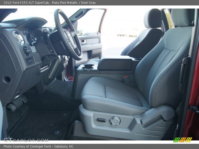 Front Seat of 2013 F150 XLT SuperCab