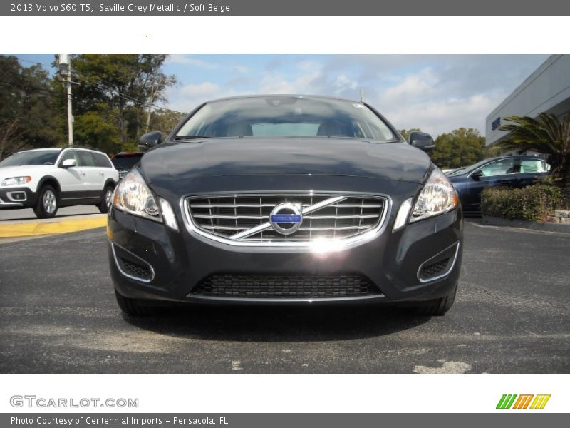 Saville Grey Metallic / Soft Beige 2013 Volvo S60 T5