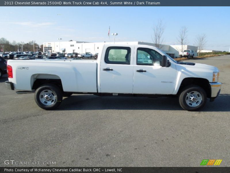Summit White / Dark Titanium 2013 Chevrolet Silverado 2500HD Work Truck Crew Cab 4x4