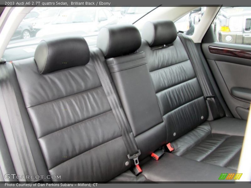 Brilliant Black / Ebony 2003 Audi A6 2.7T quattro Sedan