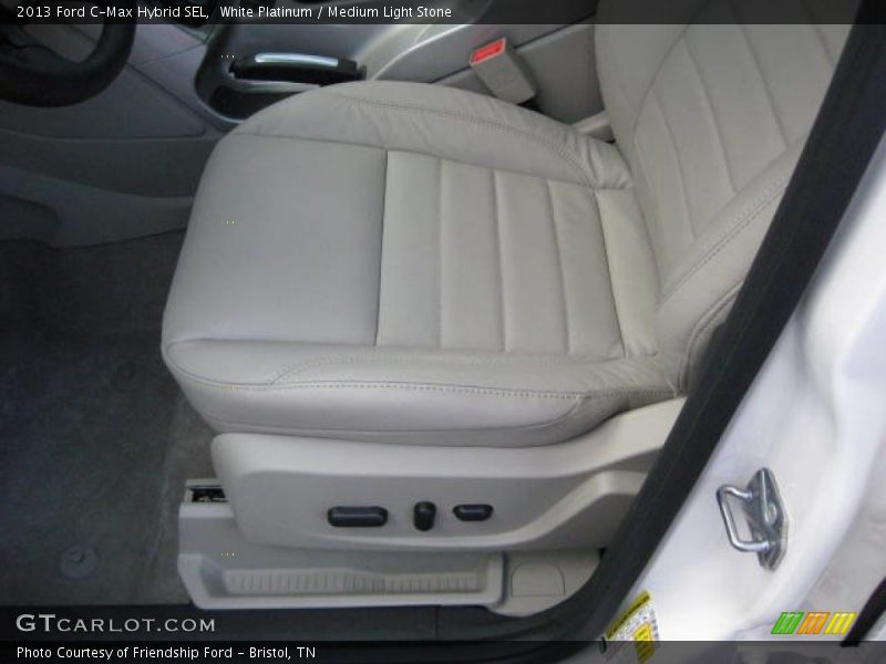 White Platinum / Medium Light Stone 2013 Ford C-Max Hybrid SEL