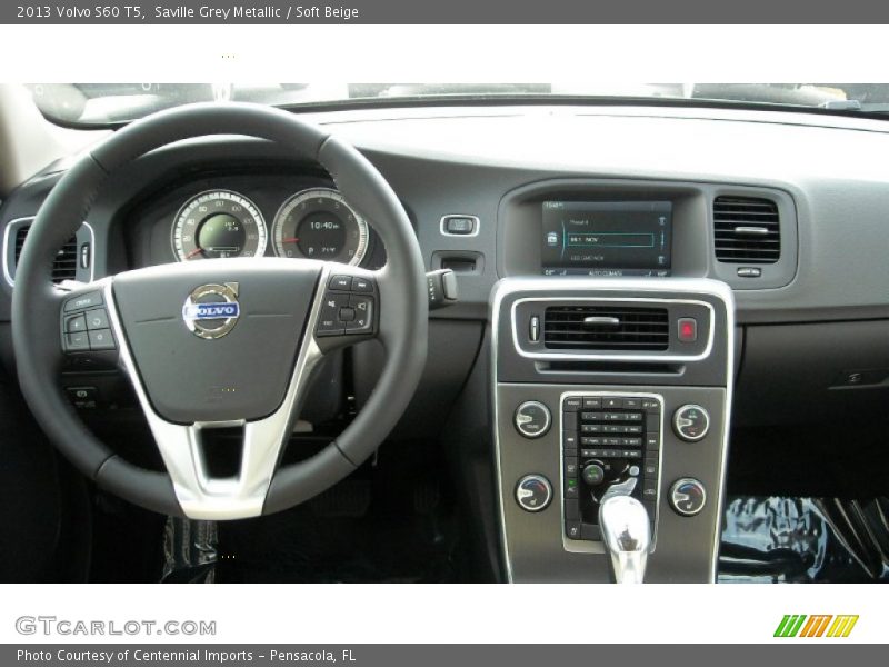 Saville Grey Metallic / Soft Beige 2013 Volvo S60 T5