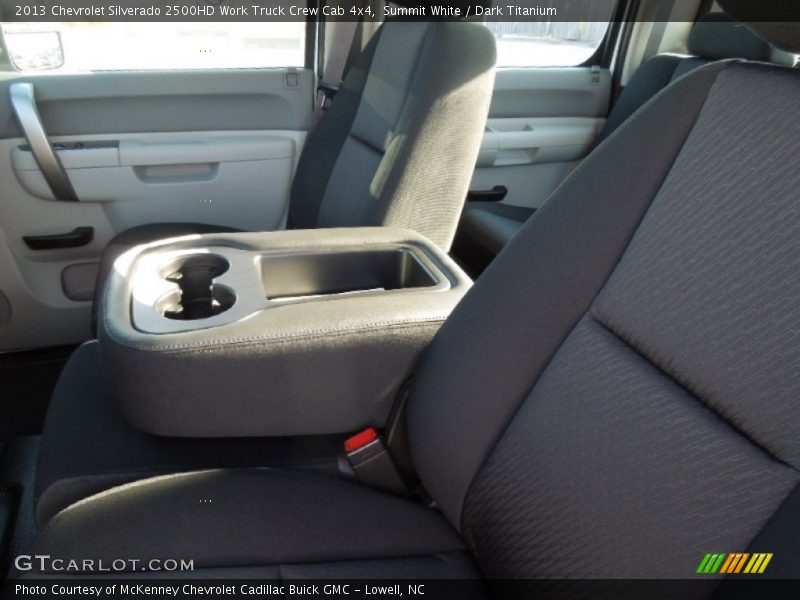 Summit White / Dark Titanium 2013 Chevrolet Silverado 2500HD Work Truck Crew Cab 4x4