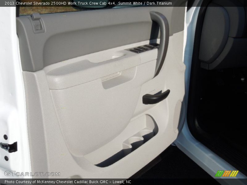 Summit White / Dark Titanium 2013 Chevrolet Silverado 2500HD Work Truck Crew Cab 4x4