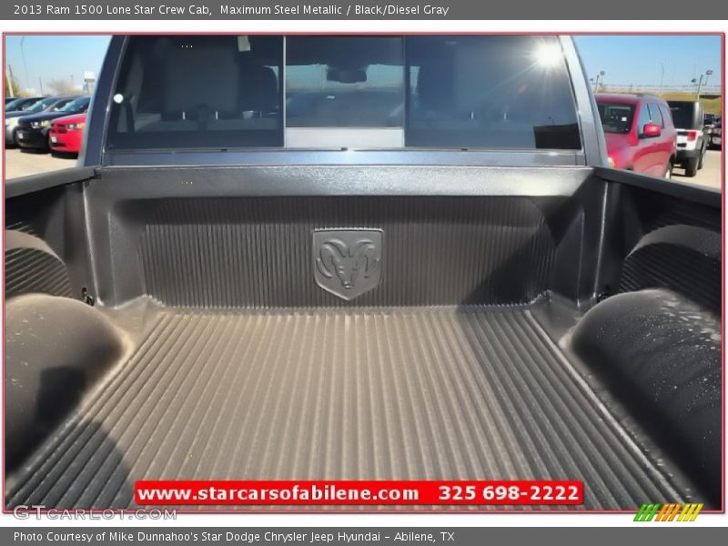 Maximum Steel Metallic / Black/Diesel Gray 2013 Ram 1500 Lone Star Crew Cab