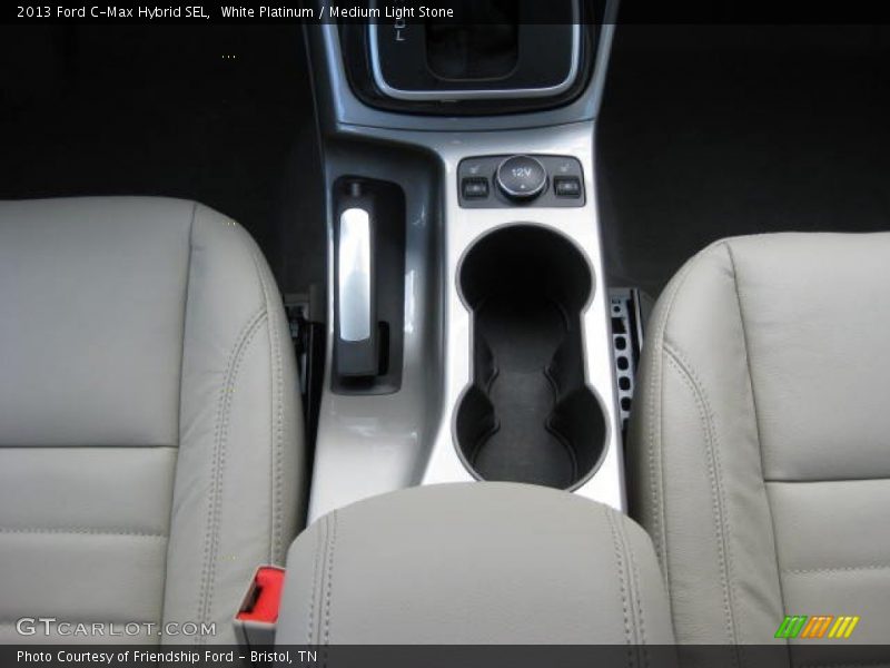 White Platinum / Medium Light Stone 2013 Ford C-Max Hybrid SEL