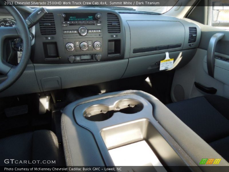 Summit White / Dark Titanium 2013 Chevrolet Silverado 2500HD Work Truck Crew Cab 4x4