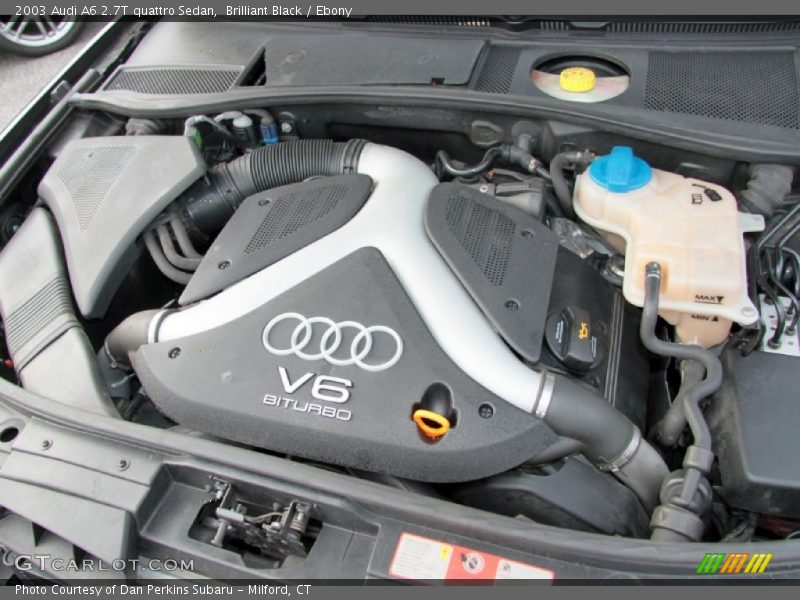  2003 A6 2.7T quattro Sedan Engine - 2.7 Liter Turbocharged DOHC 30-Valve V6