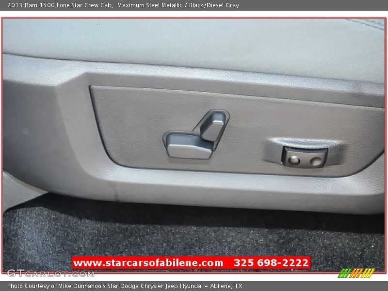 Maximum Steel Metallic / Black/Diesel Gray 2013 Ram 1500 Lone Star Crew Cab