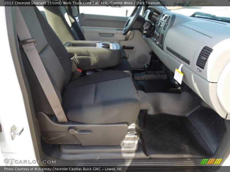 Summit White / Dark Titanium 2013 Chevrolet Silverado 2500HD Work Truck Crew Cab 4x4