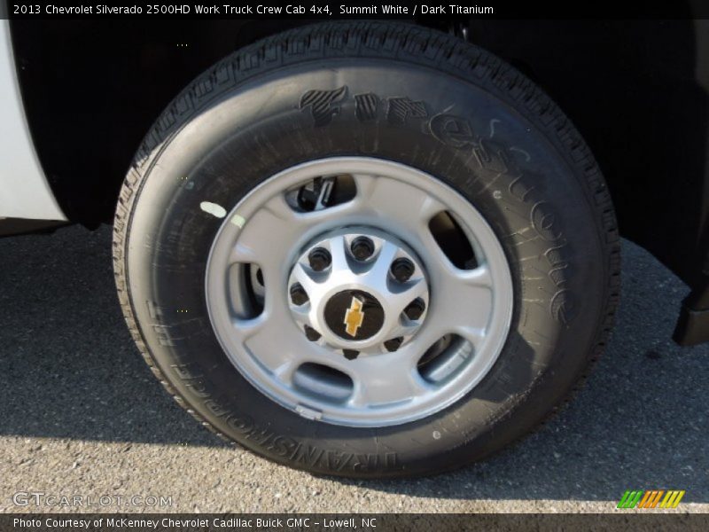 Summit White / Dark Titanium 2013 Chevrolet Silverado 2500HD Work Truck Crew Cab 4x4