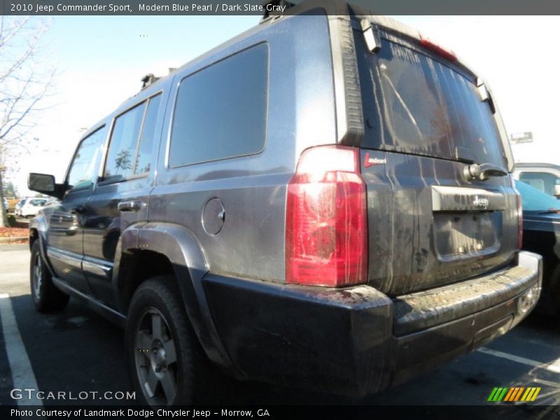 Modern Blue Pearl / Dark Slate Gray 2010 Jeep Commander Sport