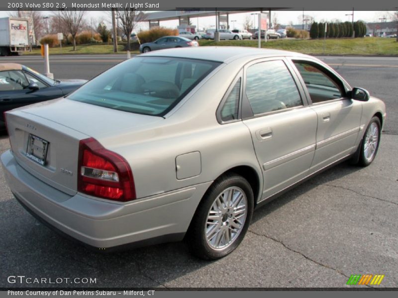 Moondust Metallic / Light Sand 2003 Volvo S80 2.9