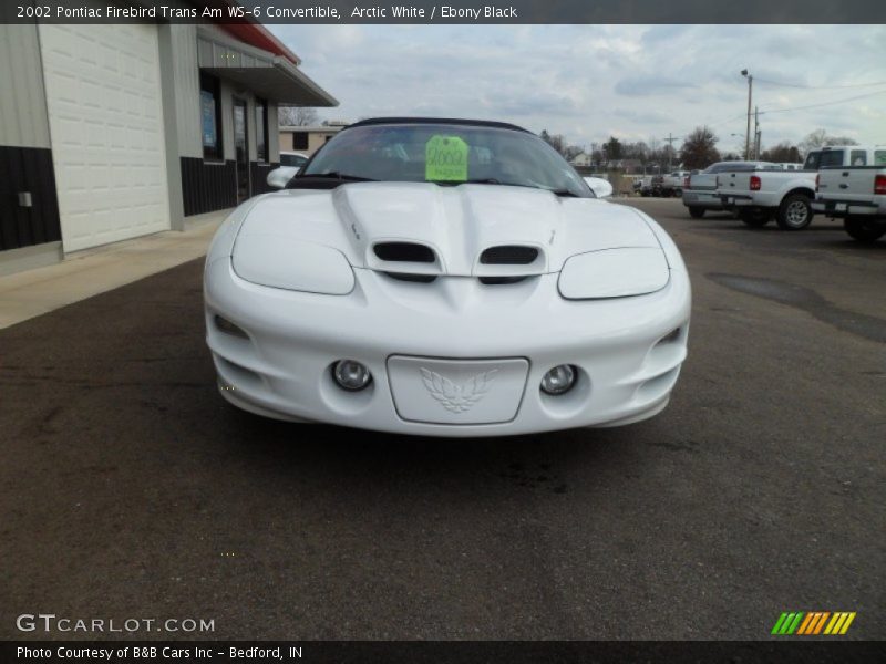 Arctic White / Ebony Black 2002 Pontiac Firebird Trans Am WS-6 Convertible