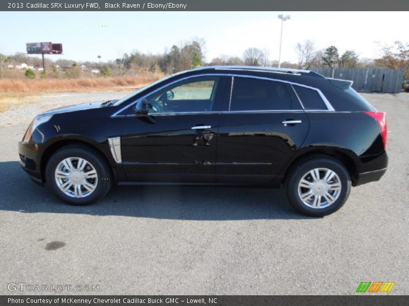 Black Raven / Ebony/Ebony 2013 Cadillac SRX Luxury FWD