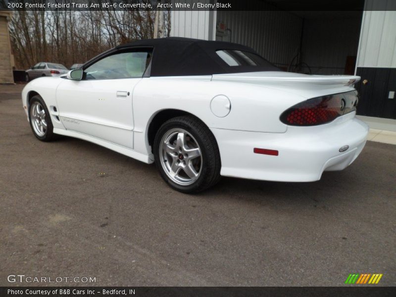 Arctic White / Ebony Black 2002 Pontiac Firebird Trans Am WS-6 Convertible