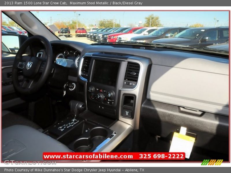 Maximum Steel Metallic / Black/Diesel Gray 2013 Ram 1500 Lone Star Crew Cab