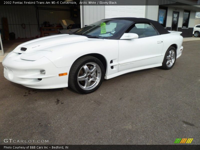 Arctic White / Ebony Black 2002 Pontiac Firebird Trans Am WS-6 Convertible