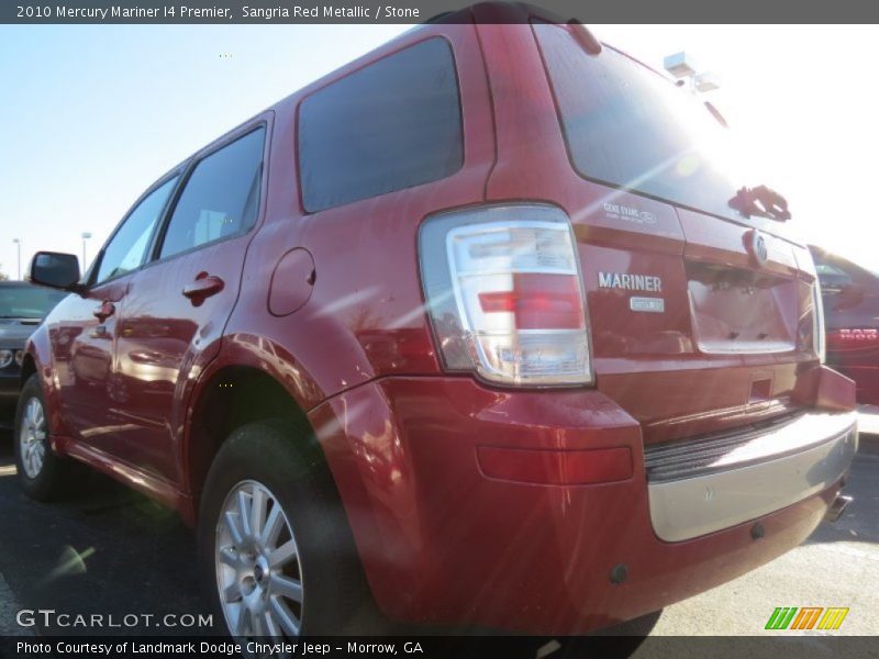 Sangria Red Metallic / Stone 2010 Mercury Mariner I4 Premier