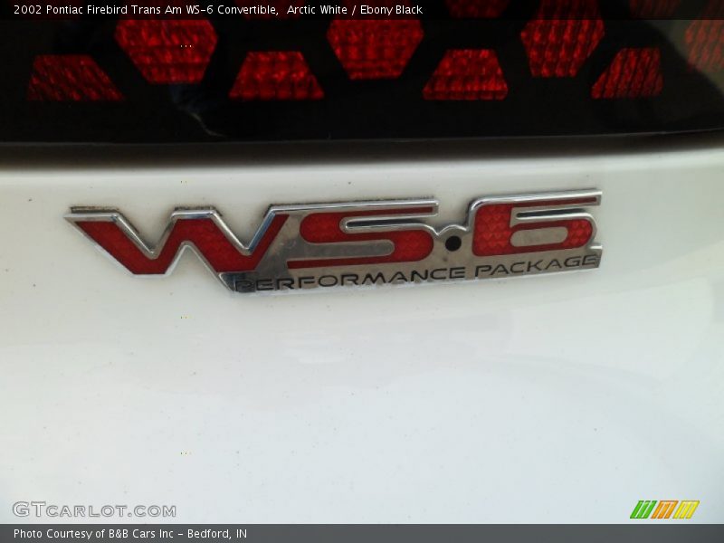  2002 Firebird Trans Am WS-6 Convertible Logo