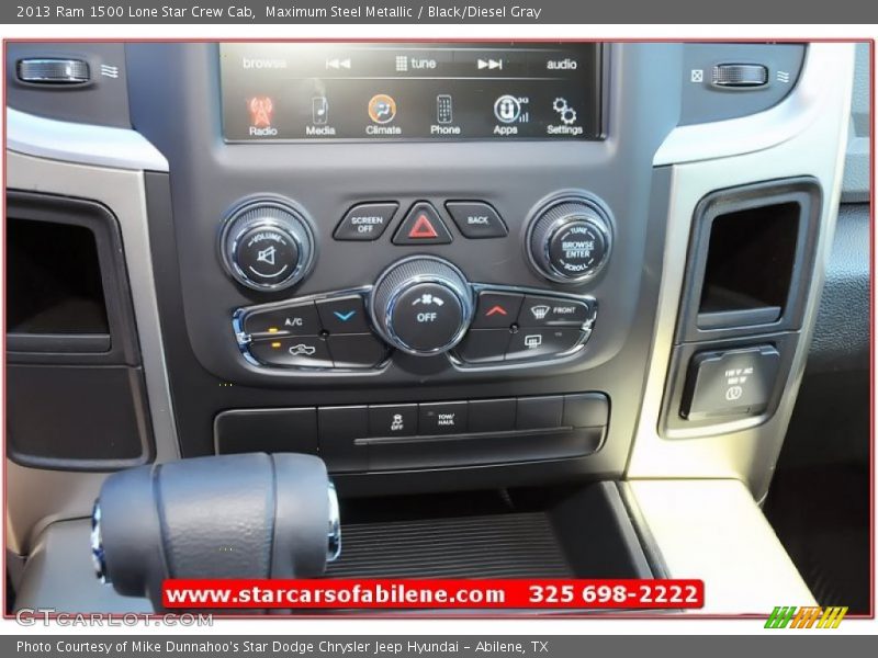 Maximum Steel Metallic / Black/Diesel Gray 2013 Ram 1500 Lone Star Crew Cab