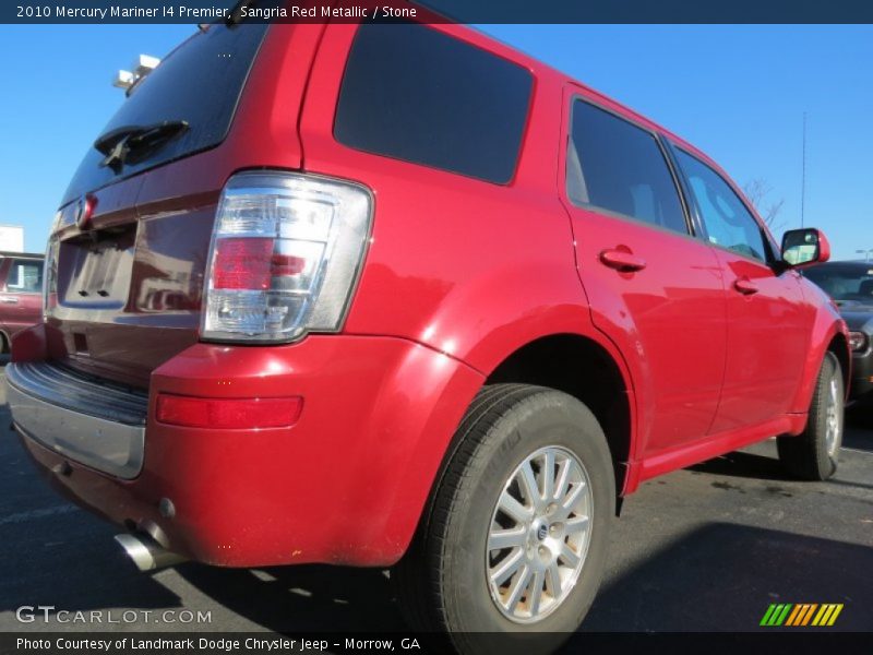 Sangria Red Metallic / Stone 2010 Mercury Mariner I4 Premier