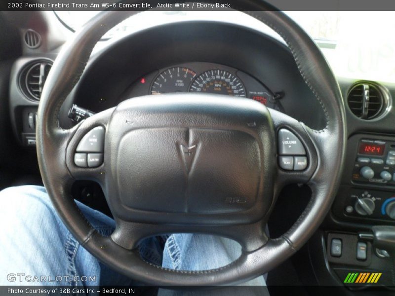 Arctic White / Ebony Black 2002 Pontiac Firebird Trans Am WS-6 Convertible