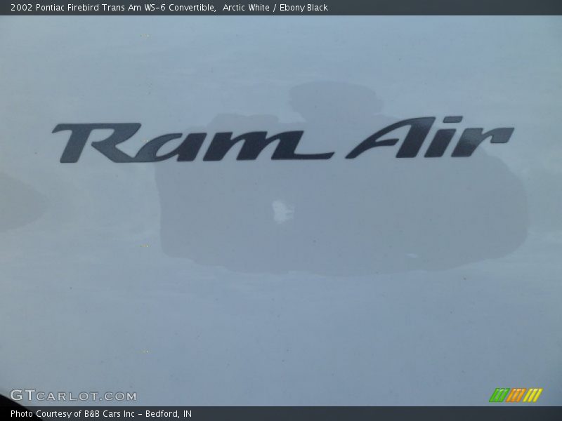 Arctic White / Ebony Black 2002 Pontiac Firebird Trans Am WS-6 Convertible