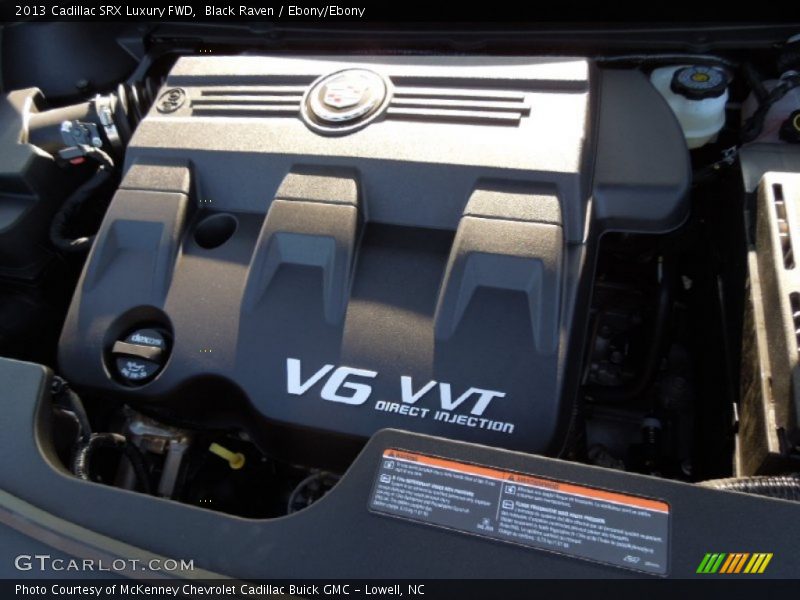 Black Raven / Ebony/Ebony 2013 Cadillac SRX Luxury FWD