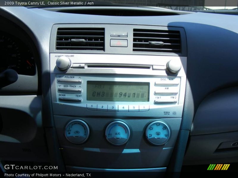 Classic Silver Metallic / Ash 2009 Toyota Camry LE