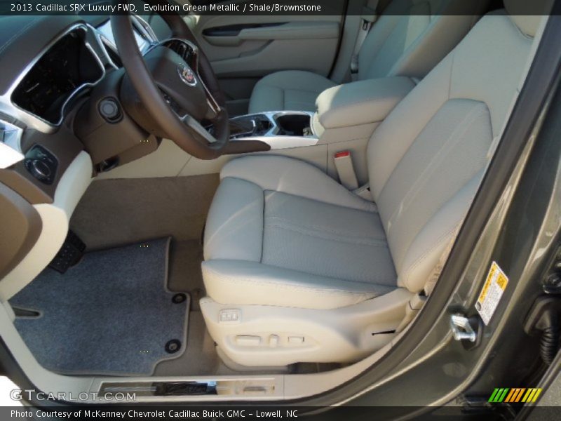 Evolution Green Metallic / Shale/Brownstone 2013 Cadillac SRX Luxury FWD