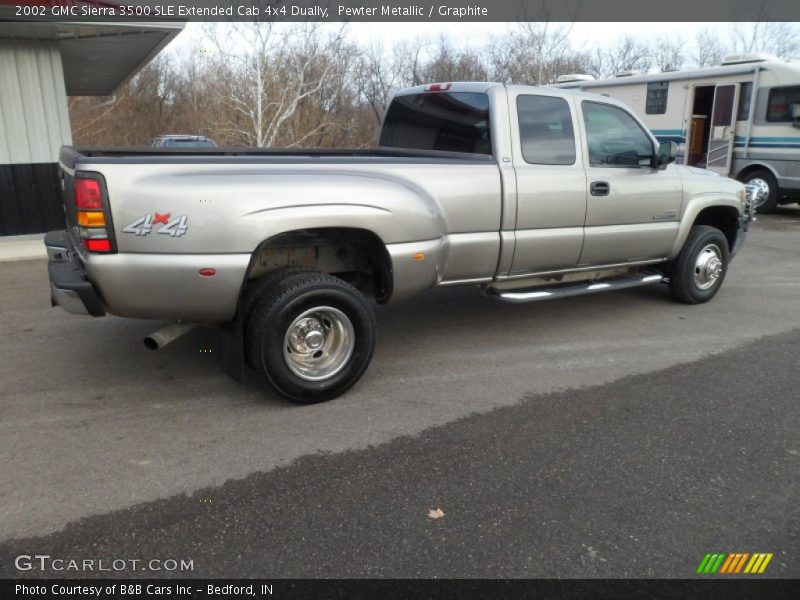 2002 Sierra 3500 SLE Extended Cab 4x4 Dually Pewter Metallic
