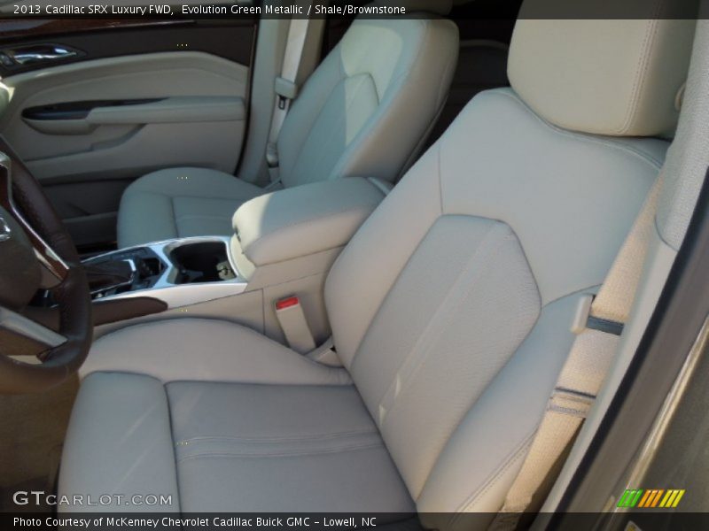 Evolution Green Metallic / Shale/Brownstone 2013 Cadillac SRX Luxury FWD