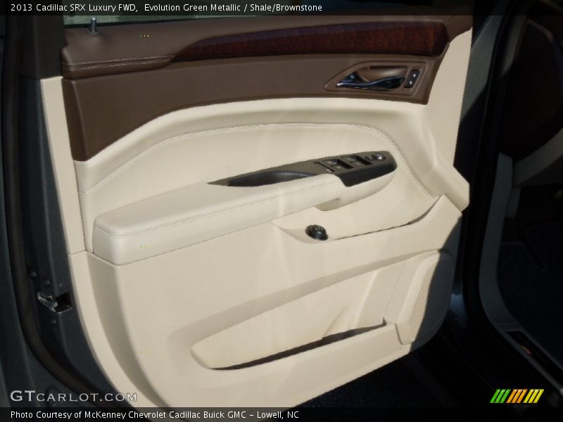 Evolution Green Metallic / Shale/Brownstone 2013 Cadillac SRX Luxury FWD