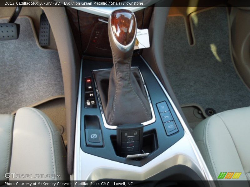 Evolution Green Metallic / Shale/Brownstone 2013 Cadillac SRX Luxury FWD